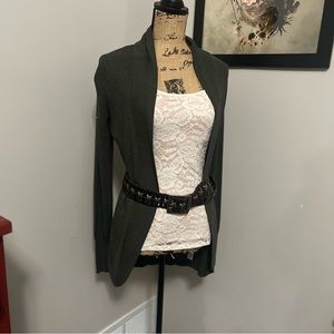 Dark Olive Green Cardigan